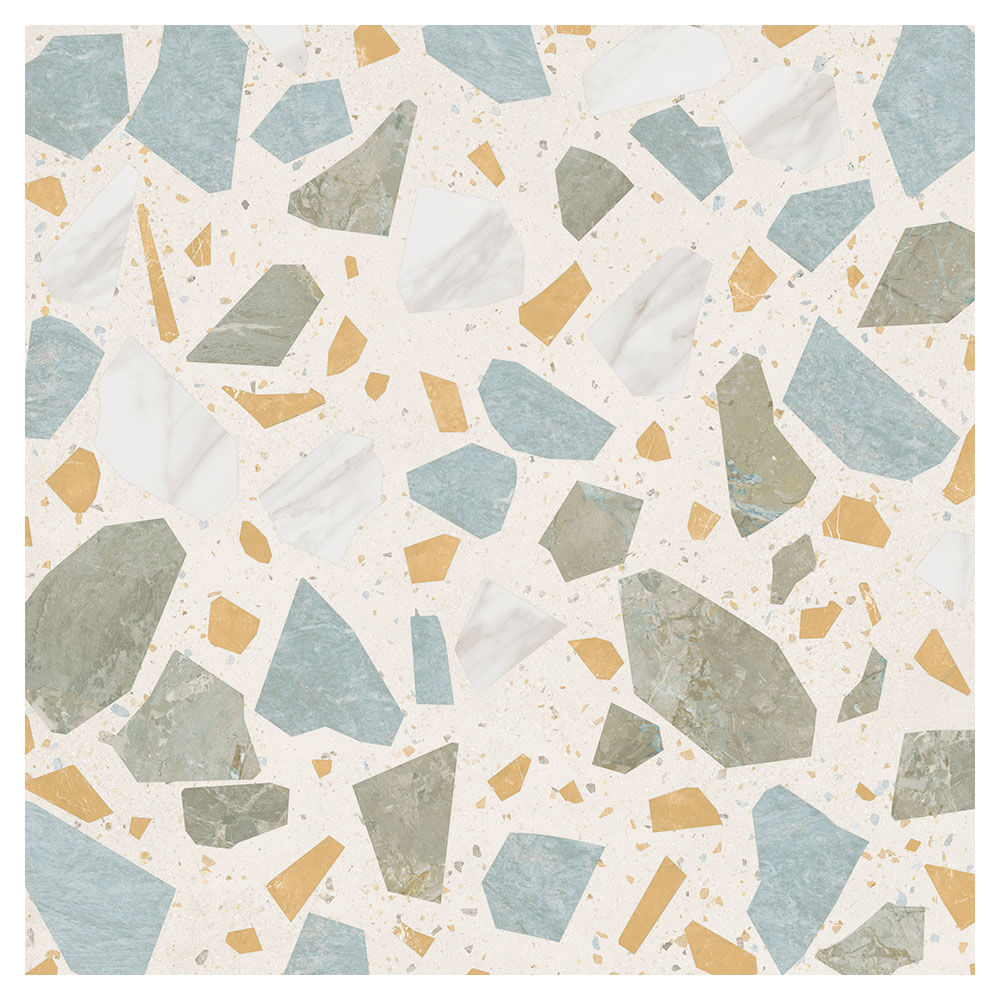 Porcelanato Esmaltado Flakes Mix 120X120cm Nat Retificado