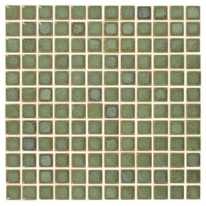 Pastilha Cerâmica Nefertiti Avocado 2X2 Placa 30X30cm