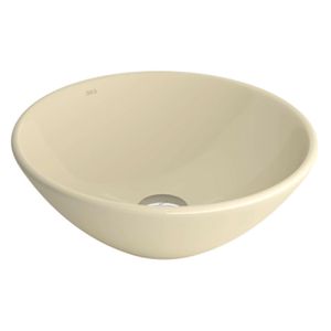 Cuba de Apoio Lavatório Redonda 40X40cm Creme