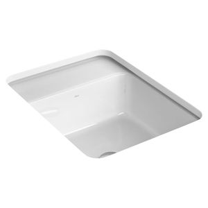 Cuba de Embutir Retangular com Mesa 35,5X48cm Branco