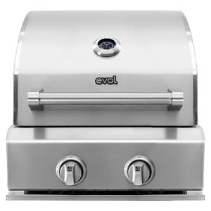 Churrasqueira de Embutir a Gás Capri 55cm Inox