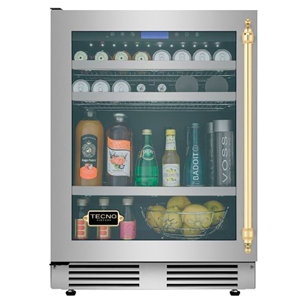 Frigobar de Embutir Vintage 136L 59,5cm Porta Abertura Esquerda