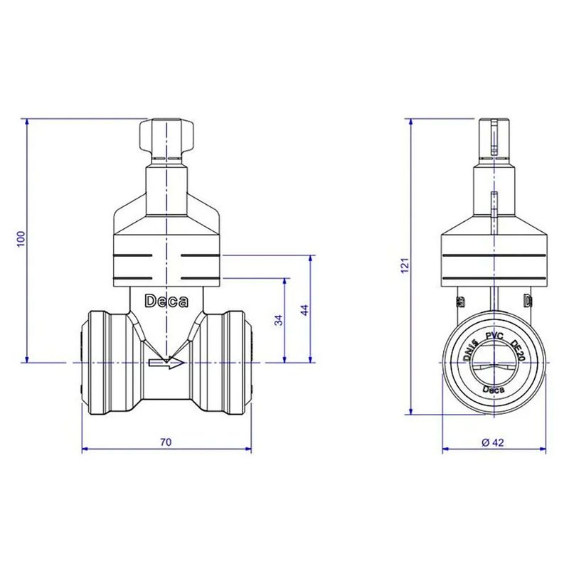 Deca Base Registro de Pressão Mvs Imagem 02