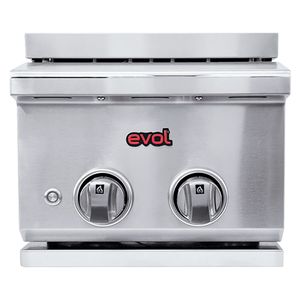 Queimador de Embutir Side Burner Tripla Chama Inox