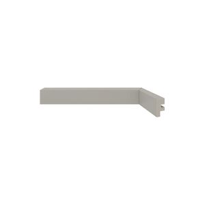Rodapé de Poliestireno Pop Decor 466 2400X30mm Cinza Glacial