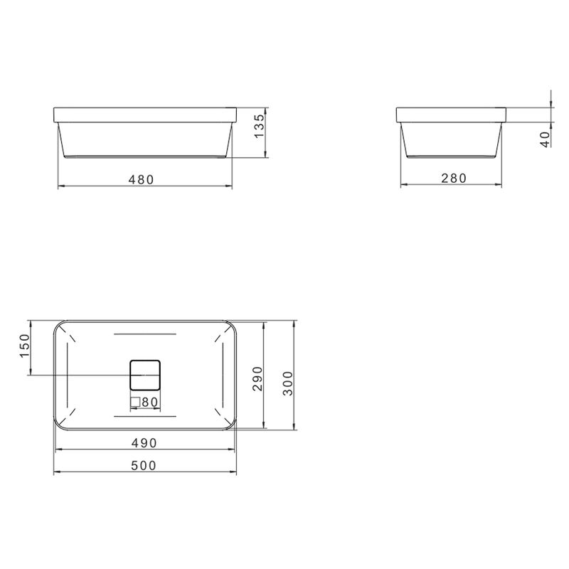 Deca Cuba de Sobrepor Imagem 03
