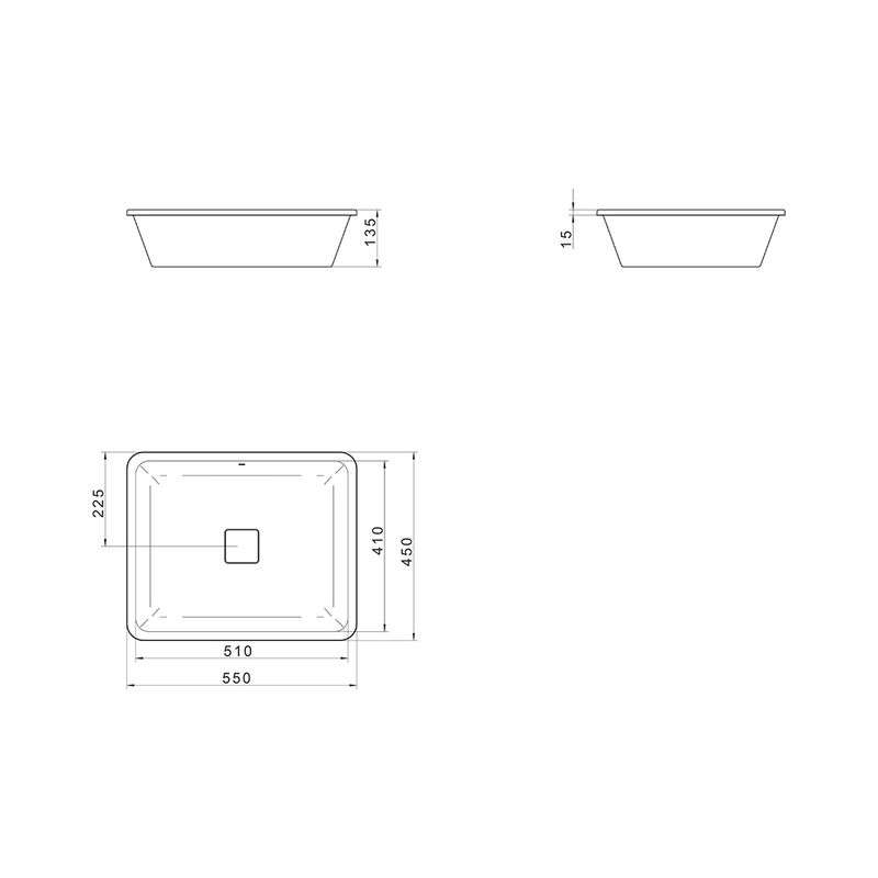 Deca Cuba de Embutir Imagem 03