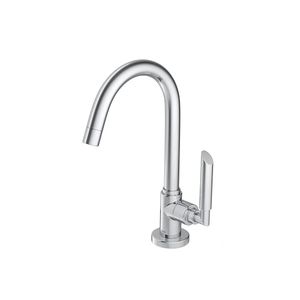 Torneira de Mesa Lavatório Bica Alta com Mecanismo 1/4 Volta Duna 1/2" Cromado