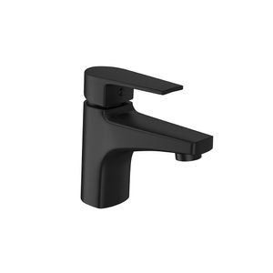 Misturador Monocomando de Mesa Lavatório Bica Baixa com Mecanismo de 1/4 Volta Level 1/2" Black Matte