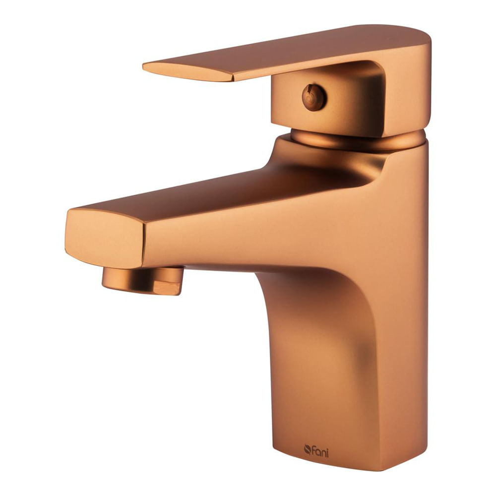 Torneira Misturador Monocomando Pia Banheiro Fani de Mesa Baixo Cobre