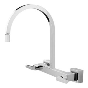 Misturador de Parede Cozinha com Arejador Articulável Bica Móvel Bella Clássica 1/2" Cromado