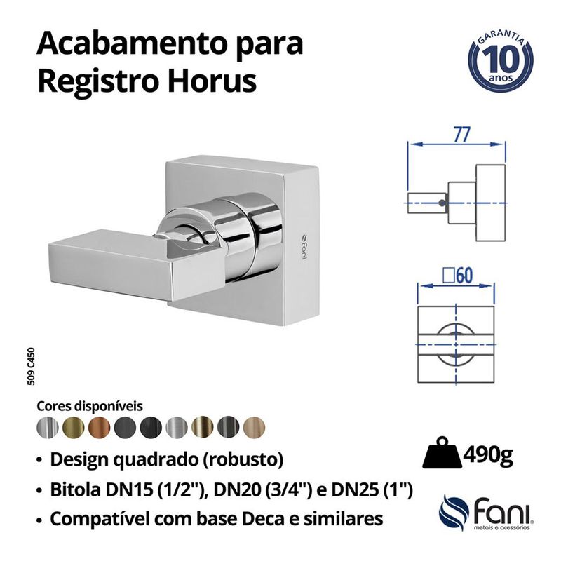 Fani Acabamento para Registro Imagem 04