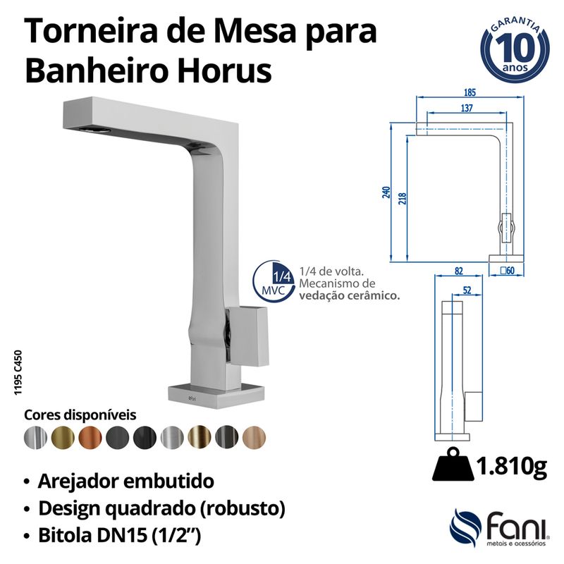 Fani Torneira de Mesa Imagem 05