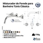 Fani Misturador de Parede Imagem 06