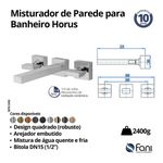 Fani Misturador de Parede Imagem 06