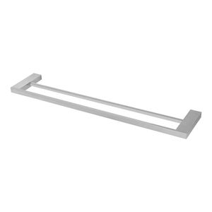 Porta Toalha Reto Duplo Longo Horus Cromado