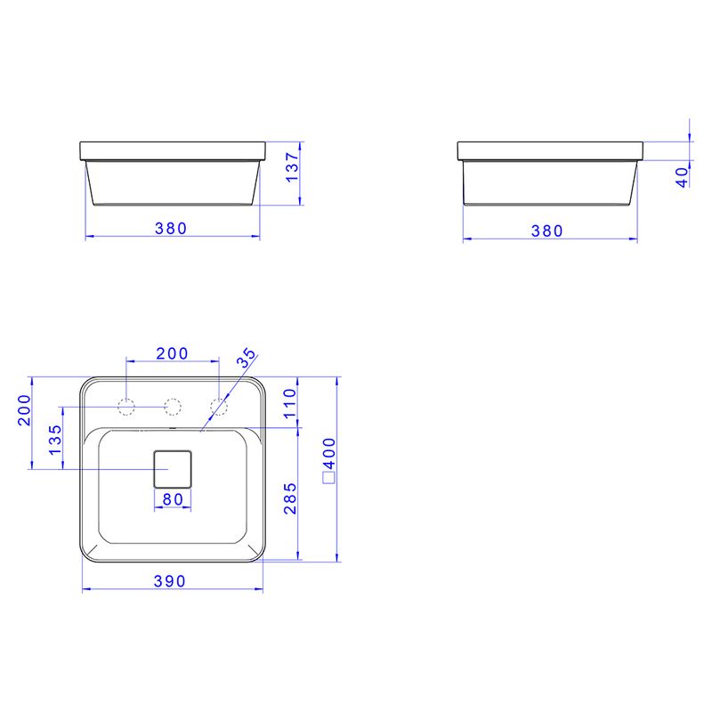 Deca Cuba de Sobrepor Imagem 04