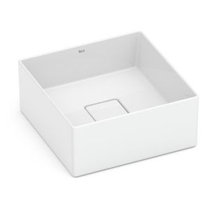 Cuba de Apoio Lavatório Terra sem Mesa T3 30X30cm Branco