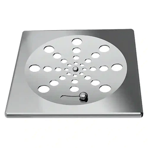 Grelha Quadrada 1916 com Fecho sem Caixilho 6" 15cm Inox - 32467