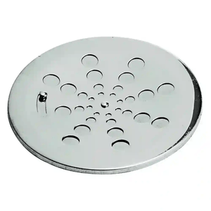 Grelha Redonda 1914 com Fecho sem Caixilho 6" 15cm Inox - 32445