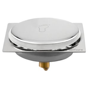 Ralo Redondo 1920 com Click 4" 10cm Inox - 80885