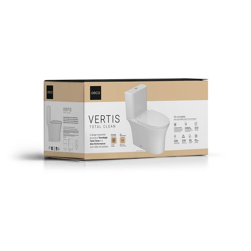 Kit Bacia Sanitária Com Caixa Acoplada Deca Kp.8720.17 Imagem 001