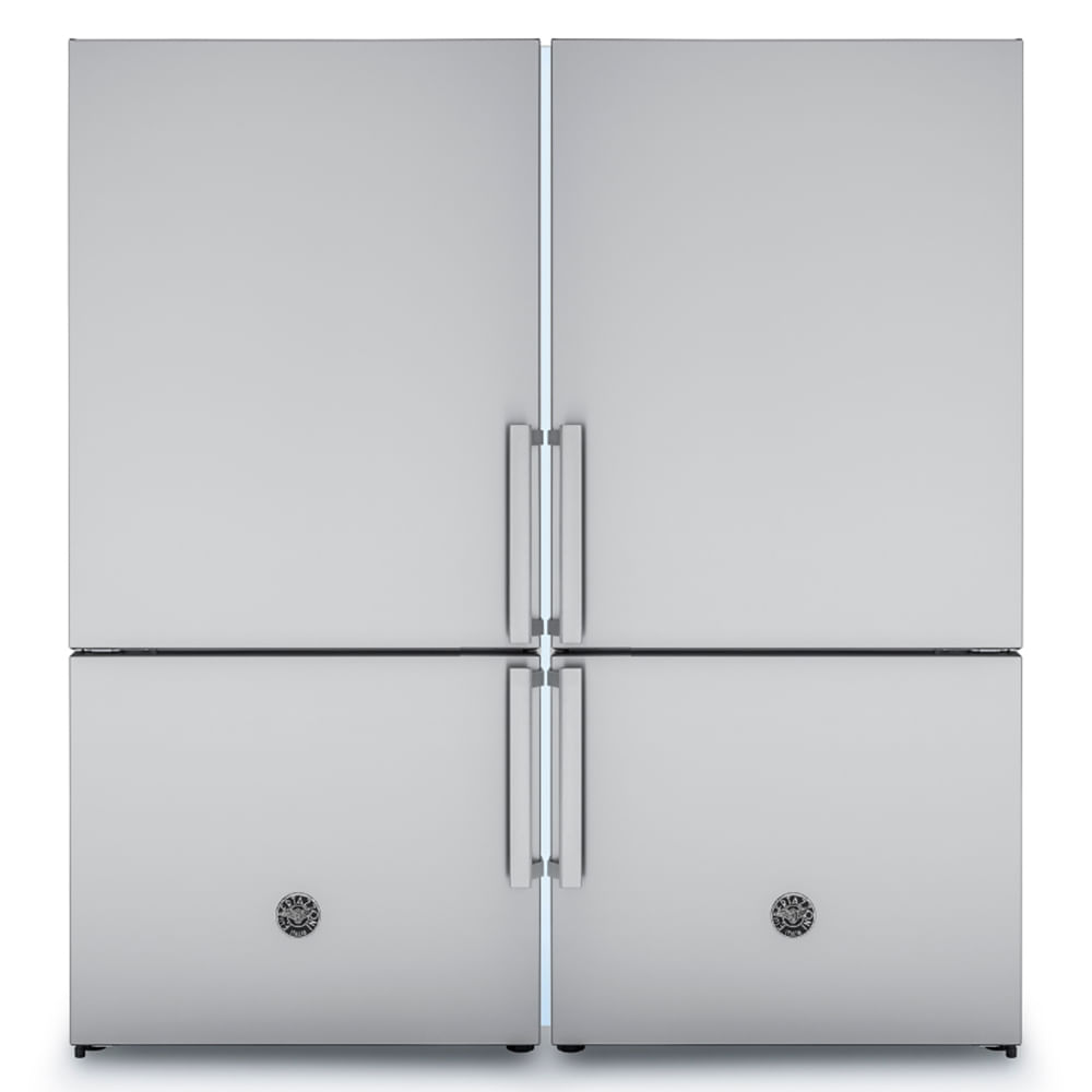 Refrigerador Bottom Freezer Professional 4 Portas 501L Inox