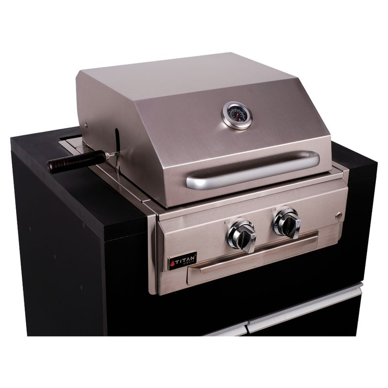 Titan Eletro Grill à Gás de Embutir Imagem 01