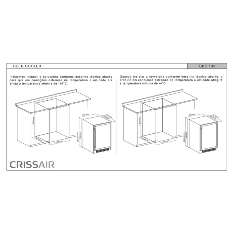 Crissair Beer Center de Embutir Imagem 02