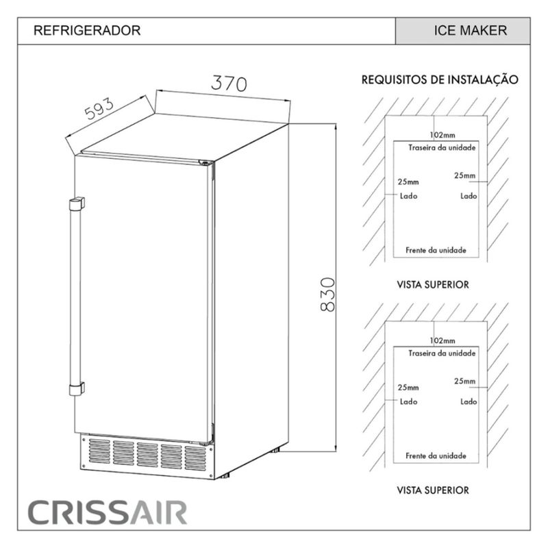 Crissair Ice Maker Imagem 02
