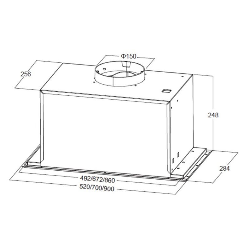 Crissair Coifa de Embutir Imagem 02