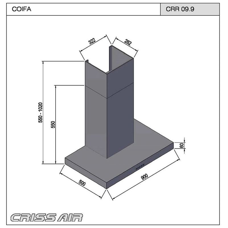 Crissair Coifa de Parede Imagem 02