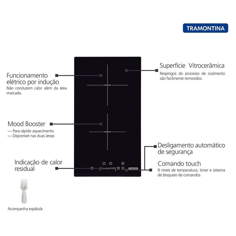 Tramontina Dominó Por Indução Imagem 02
