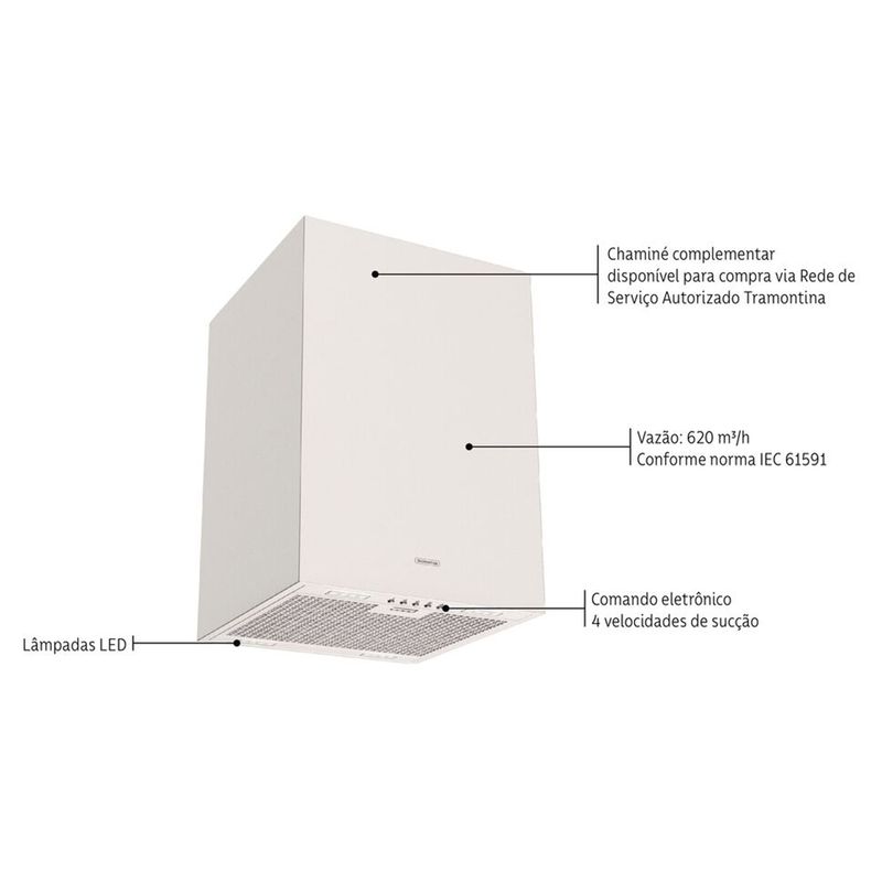 Tramontina Coifa de Ilha Imagem 02