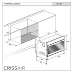 Crissair Forno Elétrico de Embutir Imagem 03