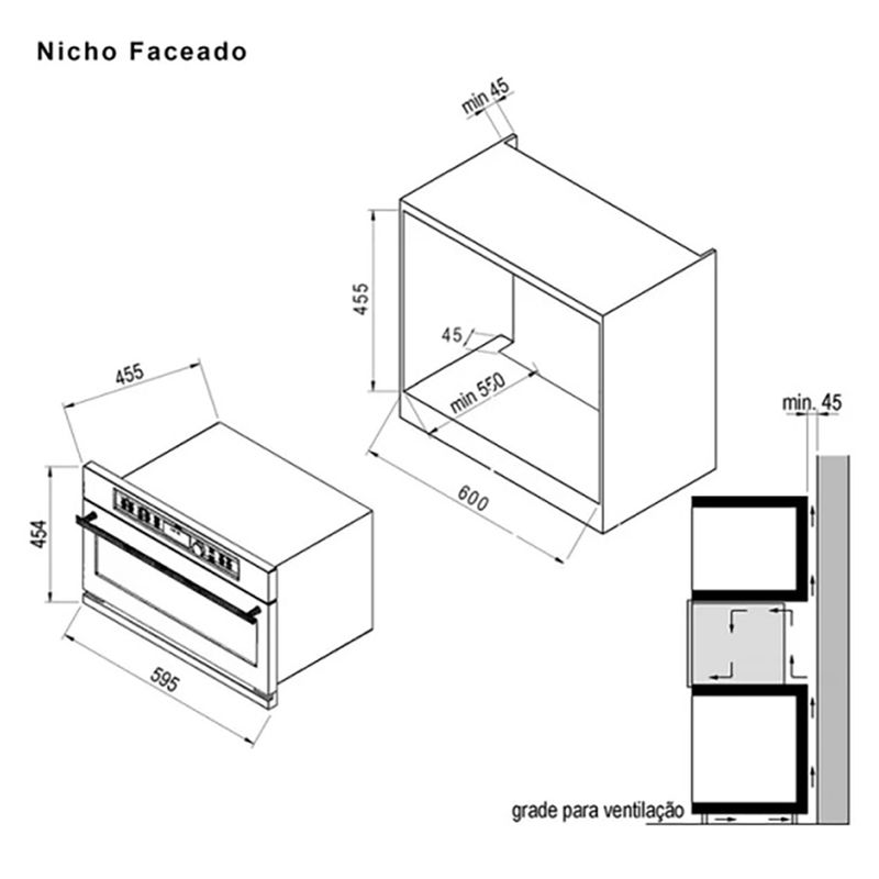 Crissair Forno Com Microondas Combinado Imagem 03