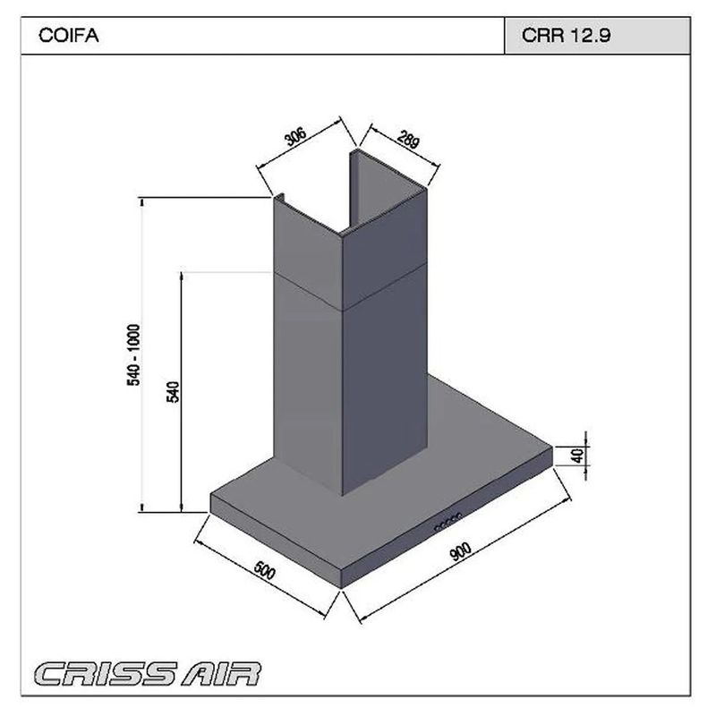Crissair Coifa de Parede Imagem 04