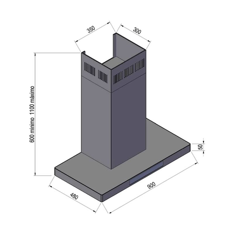 Crissair Coifa de Parede Imagem 04