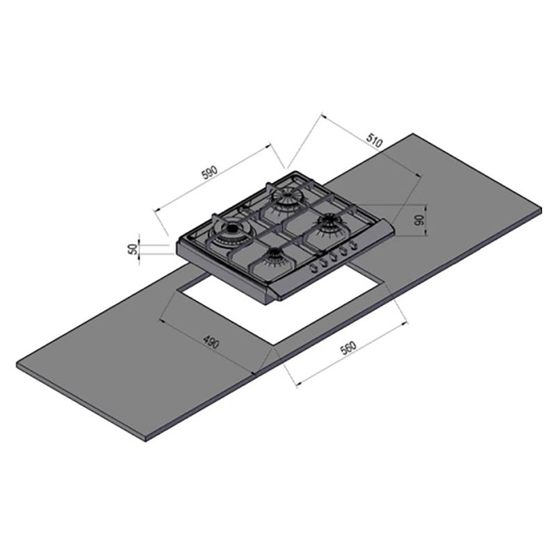 Crissair Cooktop à Gás Imagem 04