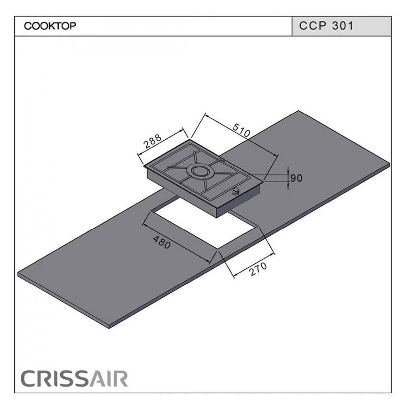 Crissair Cooktop à Gás Imagem 04