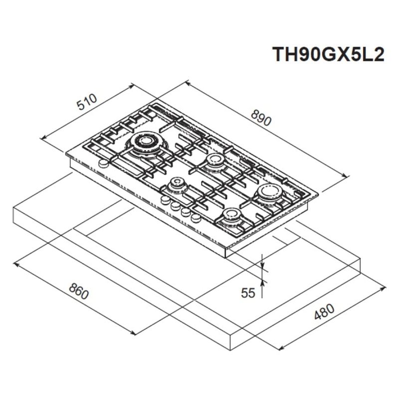 Tecno Cooktop à Gás Imagem 04