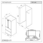 Crissair Refrigerador French Door Imagem 05