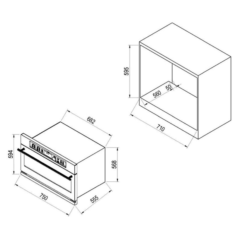 Crissair Forno Elétrico de Embutir Imagem 05