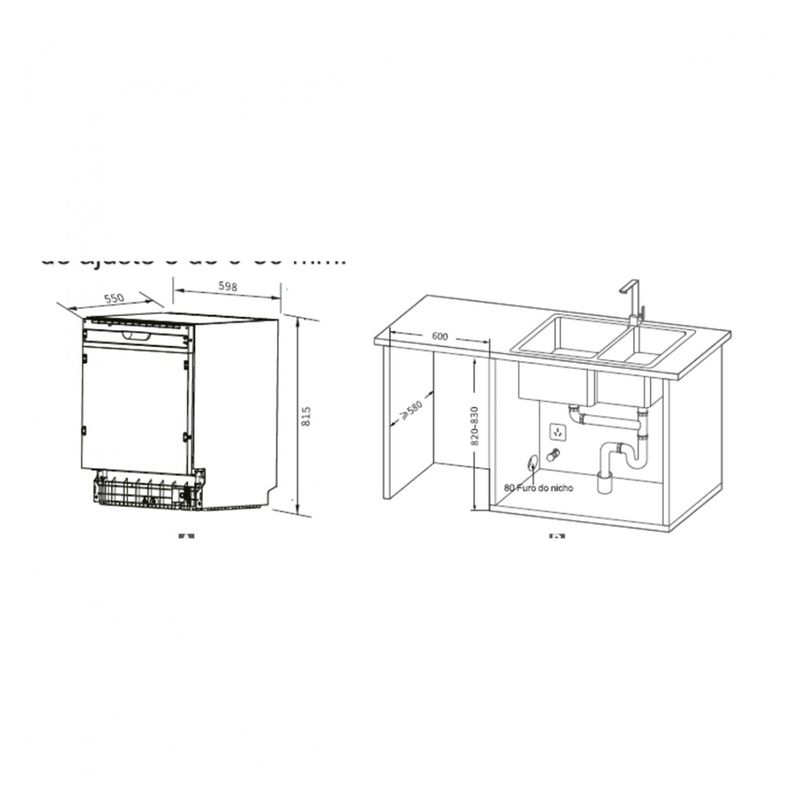 Evol Lava Louças de Embutir Imagem 05