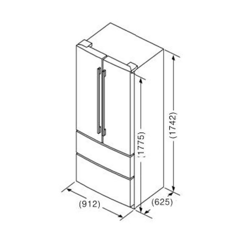 Tecno Refrigerador French Door Imagem 05